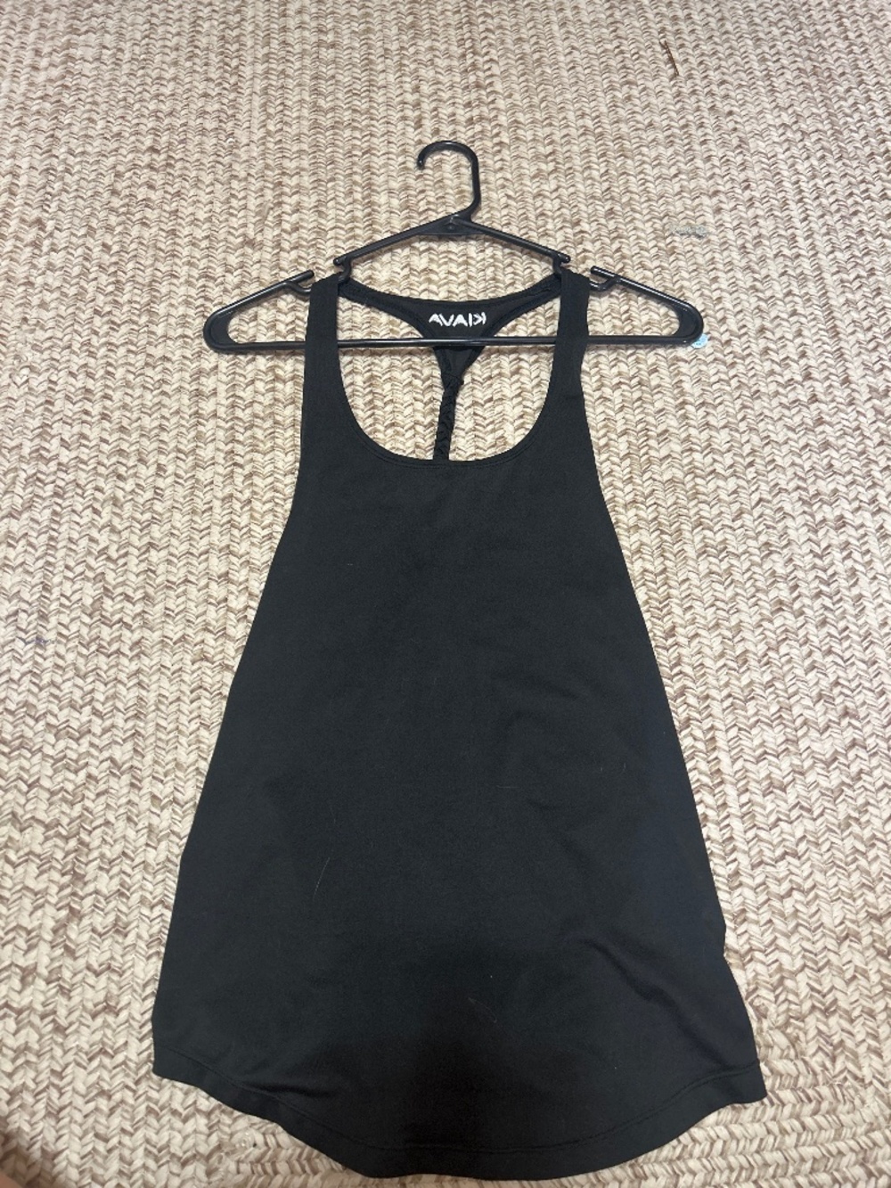 Kiava Braided Tank Top Black Athletic Racerback